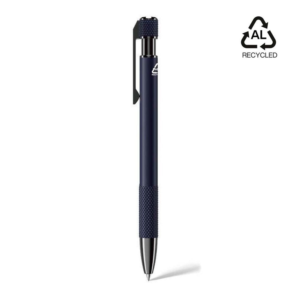 PILA - Recycled Aluminium Ballpoint Pen - Navy Blue