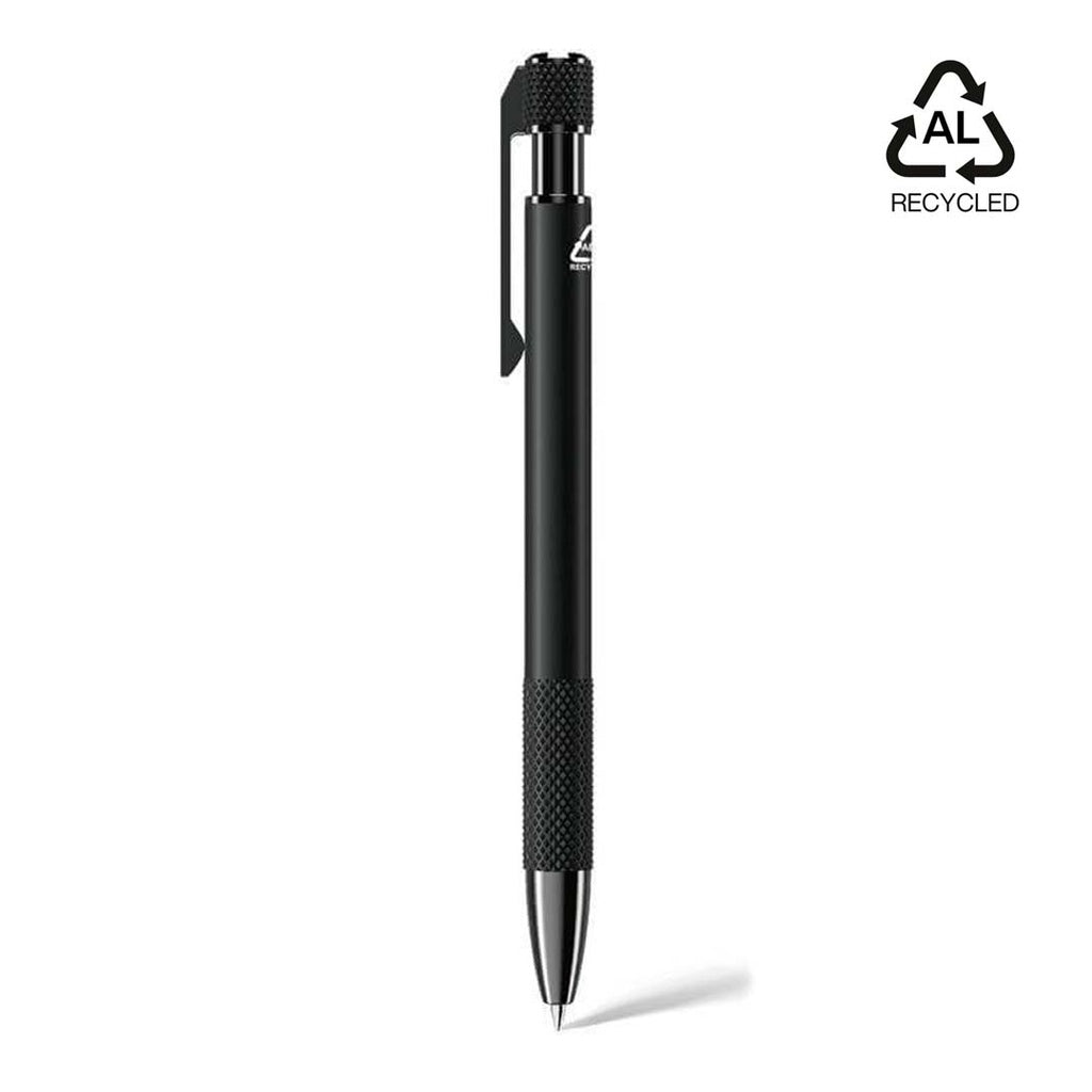 PILA - Recycled Aluminium Ballpoint Pen - Black