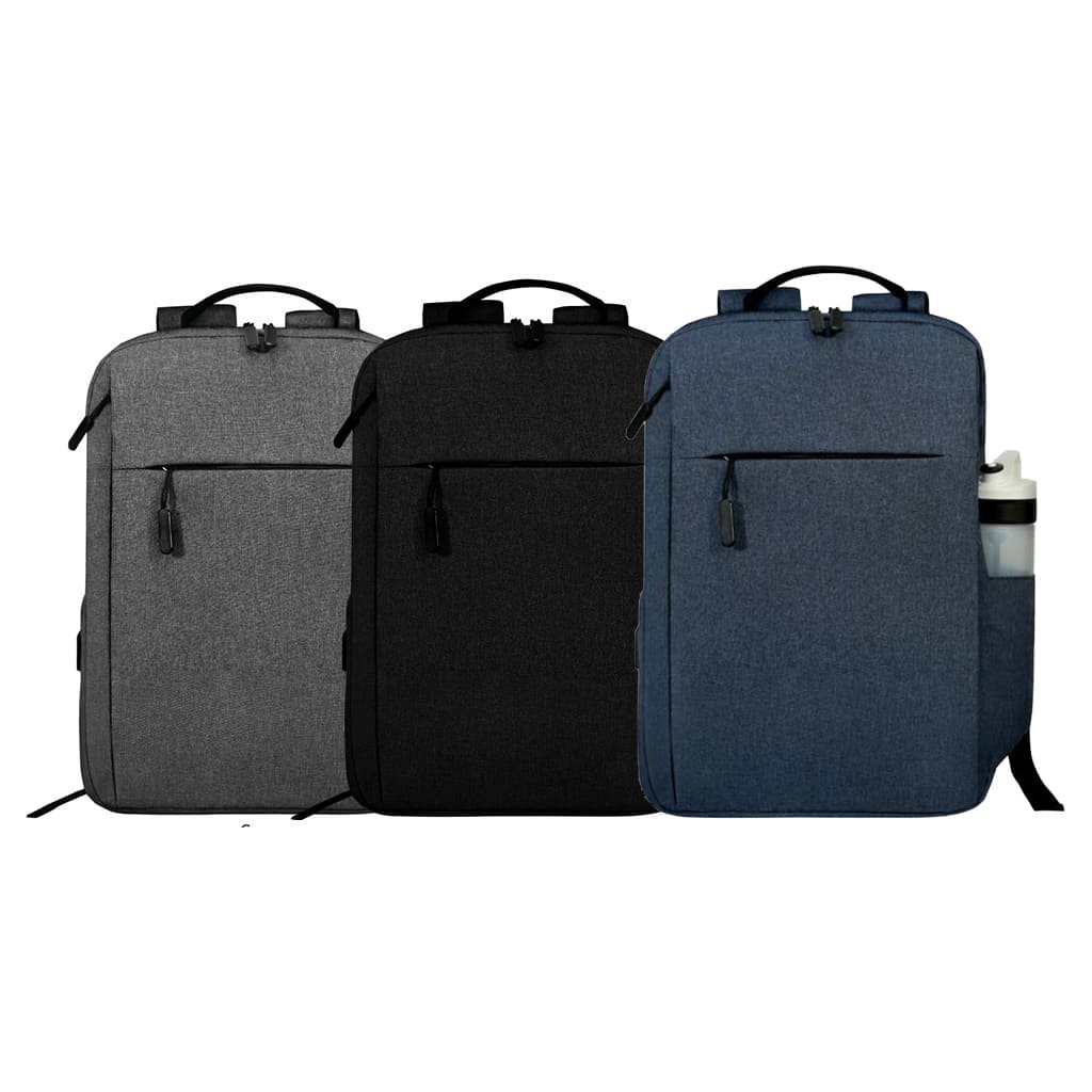 MALACCA - Giftology Laptop Backpack 12L - Grey (Anti-bacterial)