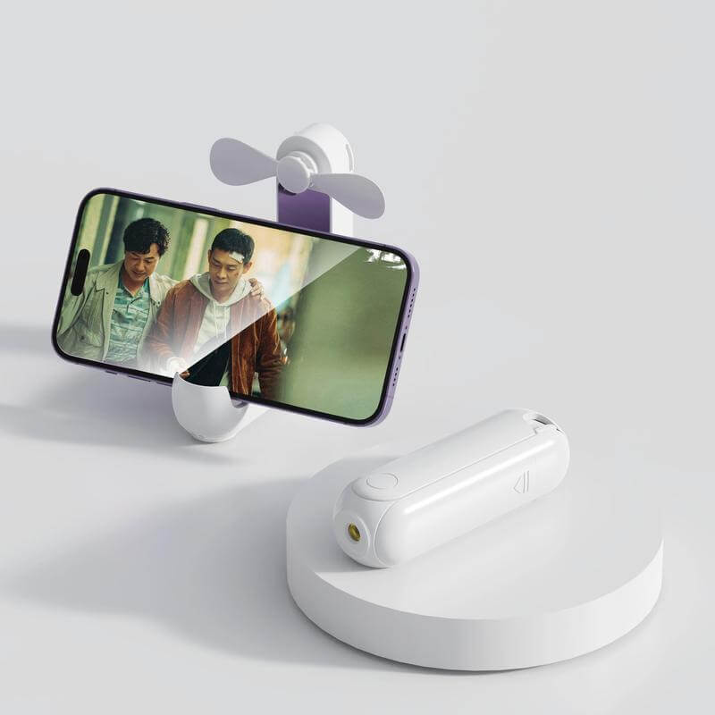 ARCHIE - Giftology 5-in-1 Powerbank Fan with Torch, Phone Holder & Mirror