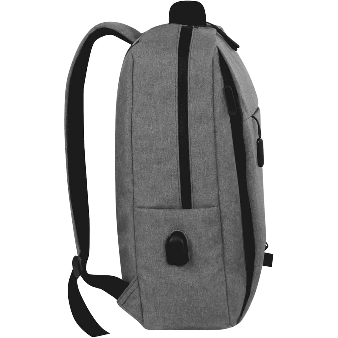 MALACCA - Giftology Laptop Backpack 12L - Grey (Anti-bacterial)