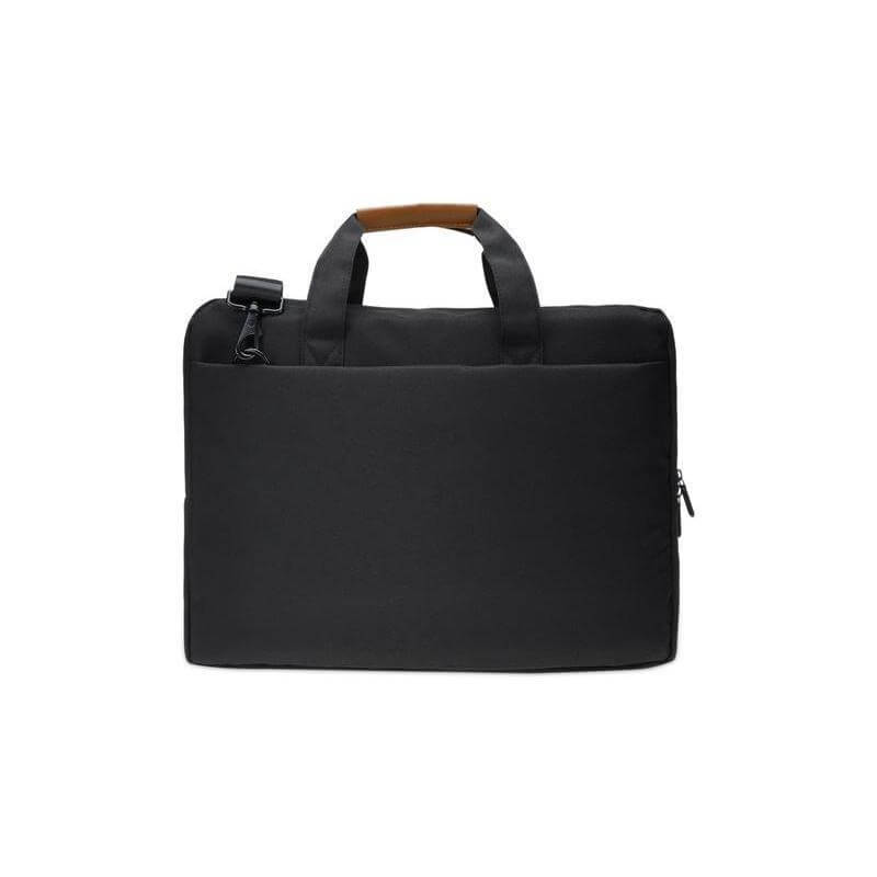 SLOTEN - Santhome® 15" Laptop Bag - Black/Tan