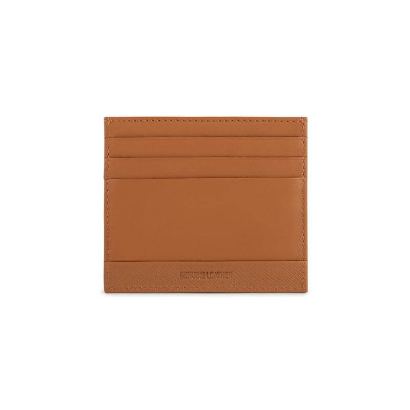 CROSS Saffiano Leather 6CC Card Holder - Mocha